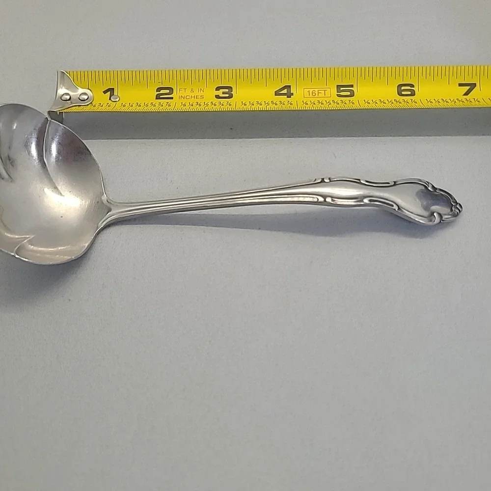 Vintage Northland Gravy Ladle Stainless Steel Silver Scroll Shell‎ Bowl Japan